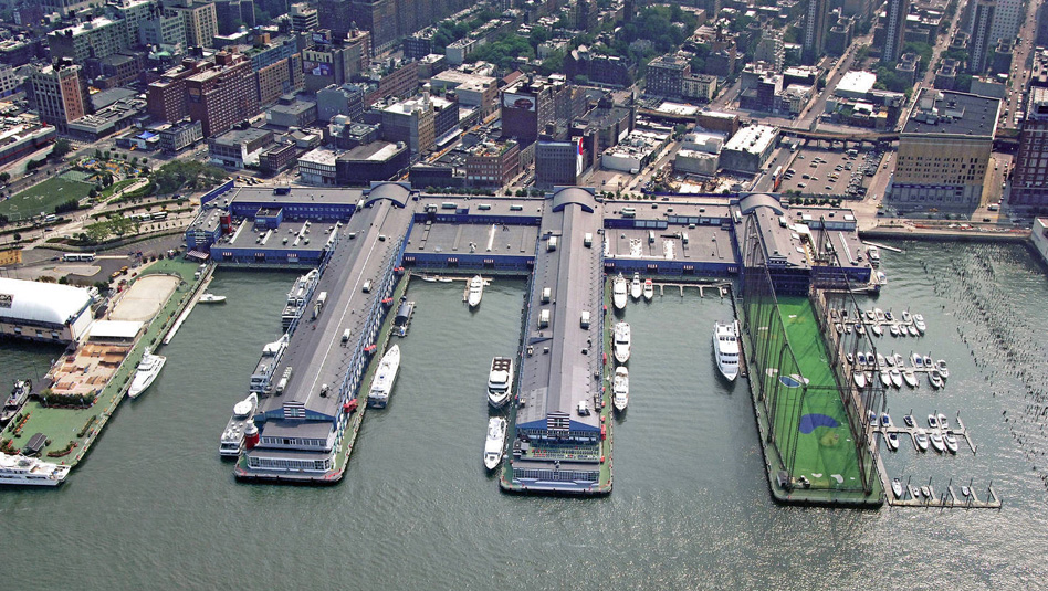Chelsea Piers ניו יורק: מקום עגינתה של יאכטת האופנה של אליס ואוליביה . צילום יח"צ