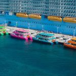 רויאל קריביאן משיקה צי מעבורות צבעוני למועדון Royal Beach Club