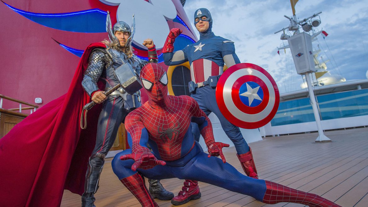 דמויות “קפטן מארוול” מצטרפים לשורה של גיבורי על באניות דיסני