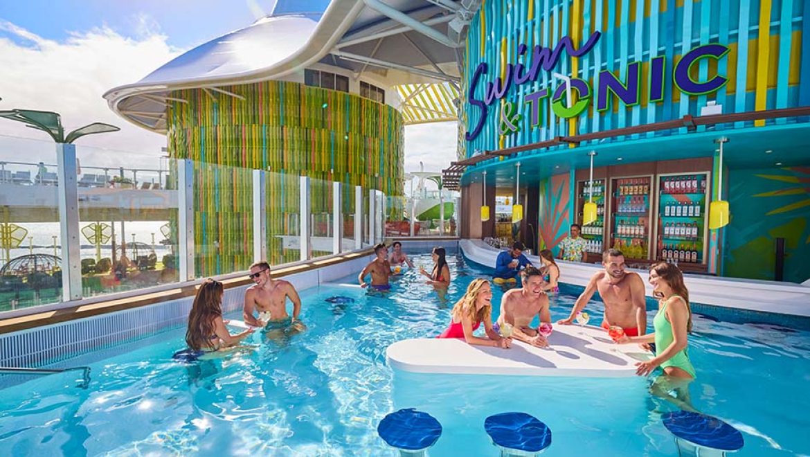 רויאל קריביאן מרחיבה את מדיניות “מבוגרים בלבד” ל- Swim & Tonic