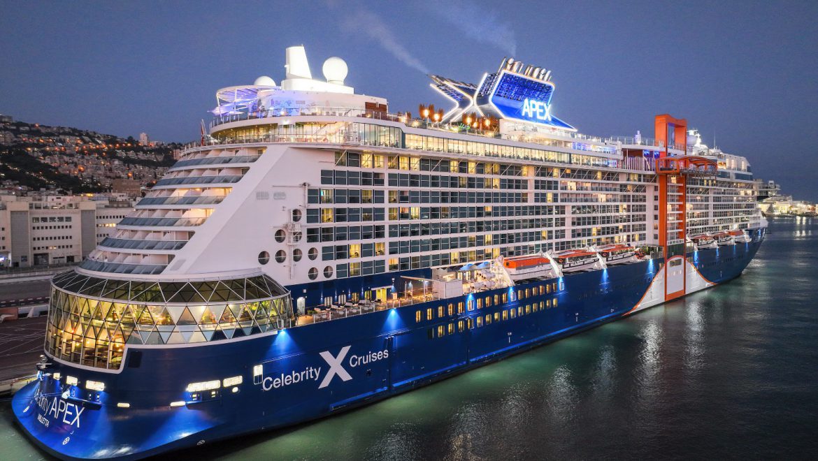 Celebrity Apex: ביקור פסגה של אוניית פאר בנמל אשדוד