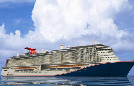 יריית הפתיחה של קרניבל בדרך לבניית האנייה הגדולה בצי