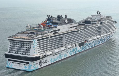 האונייה MSC Euribia השלימה את ניסוי הים בהצלחה