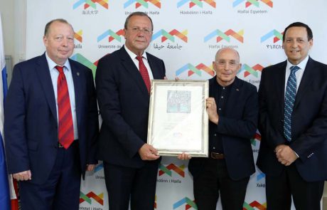 שגריר רוסיה בישראל ביקר באוניברסיטת חיפה