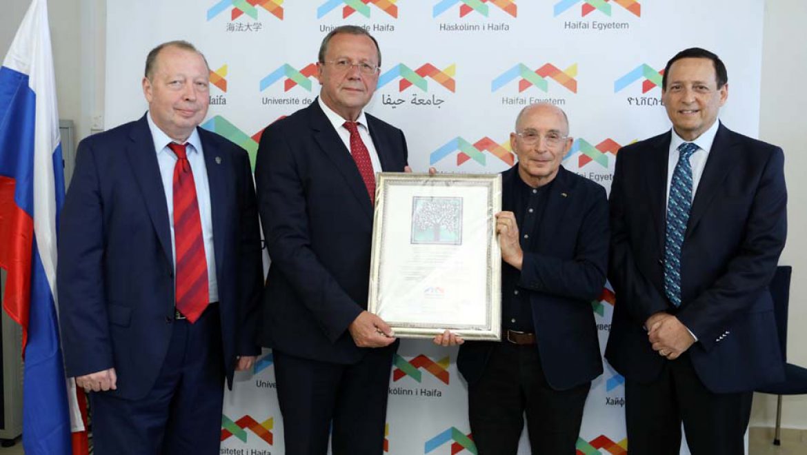 שגריר רוסיה בישראל ביקר באוניברסיטת חיפה