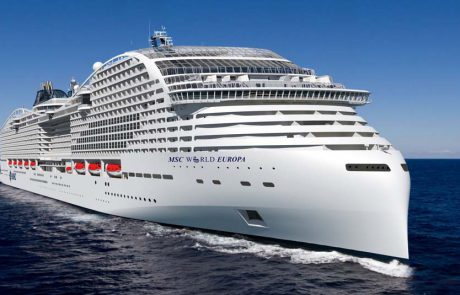 האונייה MSC World Europa נמסרה לחברת MSC Cruises