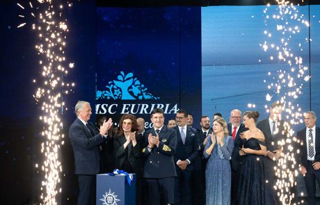 האונייה MSC Euribia של MSC Cruises הושקה בנמל קופנהגן