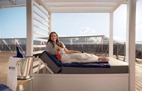 MSC World America: דרו ברימור נבחרה לסנדקית האונייה