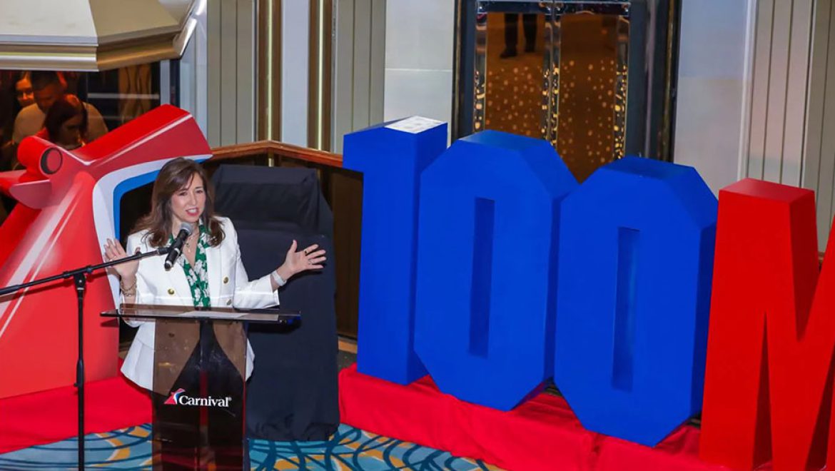 קרניבל קרוז ליין חוגגת 100 מיליון נוסעים מיום היווסדה