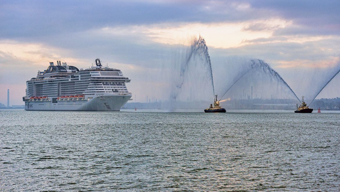 MSC Bellissima: הושקה בנמל סאות’המפטון