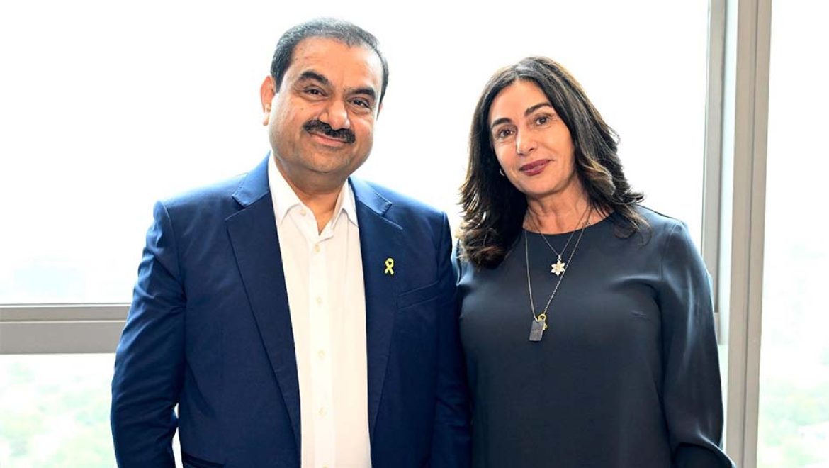 פגישת בעלים: נציגי חברות אדאני וגדות נפגשו בנמל חיפה