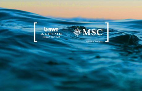 שותפים בצמרת: MSC Cruises ו-BWT Alpine Formula One