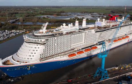 האונייה Carnival Jubilee השלימה בהצלחה את הניסוי הימי הראשון