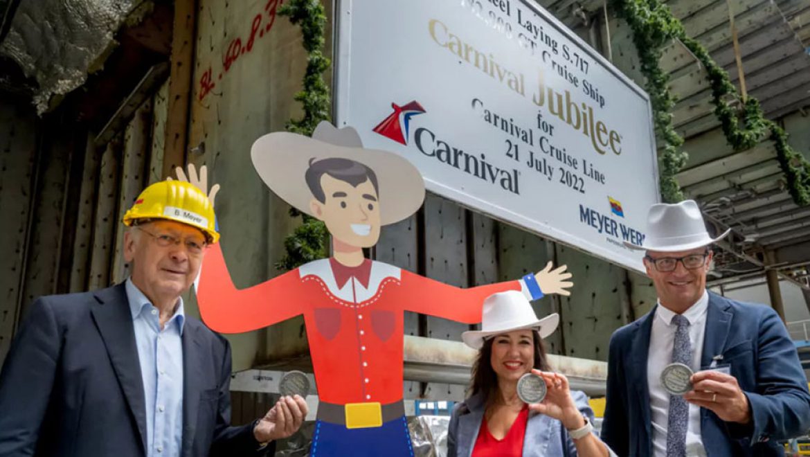 קרניבל קרוז ליין מביאה את טקסס למספנות מאייר וורפט גרמניה