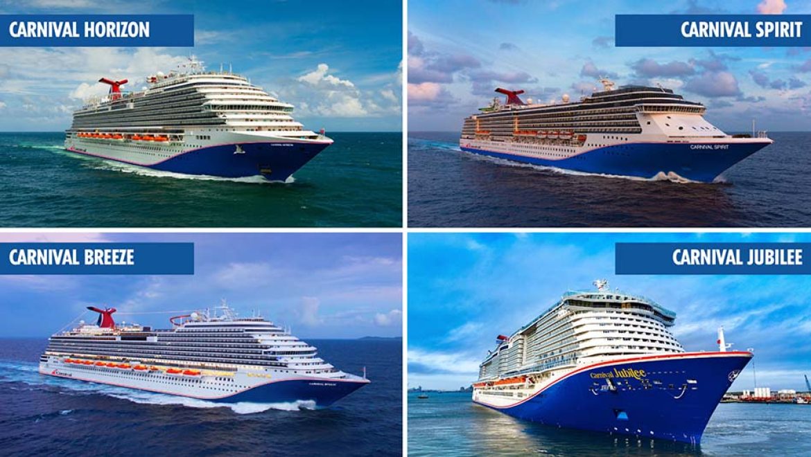 קרניבל מרחיבה נוכחות בטקסס: ארבע אוניות מגלווסטון ב-2027/28