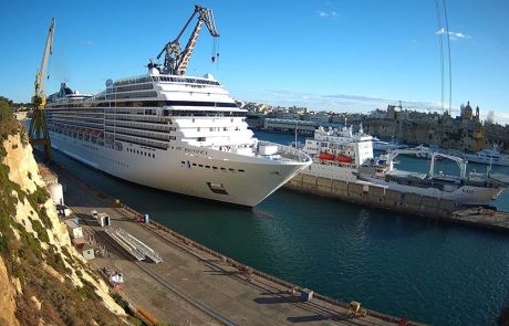 שיפוץ נרחב של MSC Magnifica יוצא לדרך במספנת מלטה