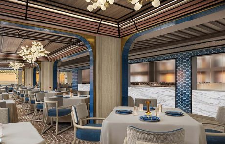 כוכב חדש נולד בים: מסעדת Azure של ריג’נט סבן סיז קרוזס