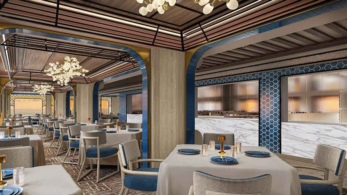 כוכב חדש נולד בים: מסעדת Azure של ריג’נט סבן סיז קרוזס