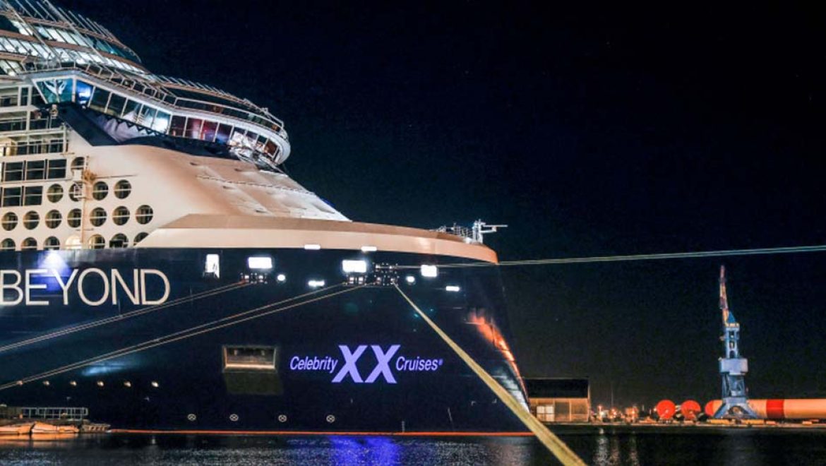 האונייה Celebrity Beyond נערכת להפלגת הבכורה