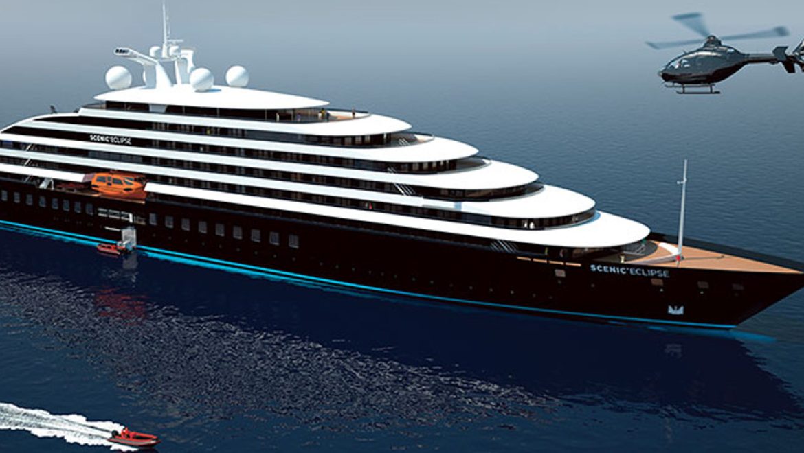 סרטון וידאו: צפו בנחיתת מסוק ב- Scenic Eclipse