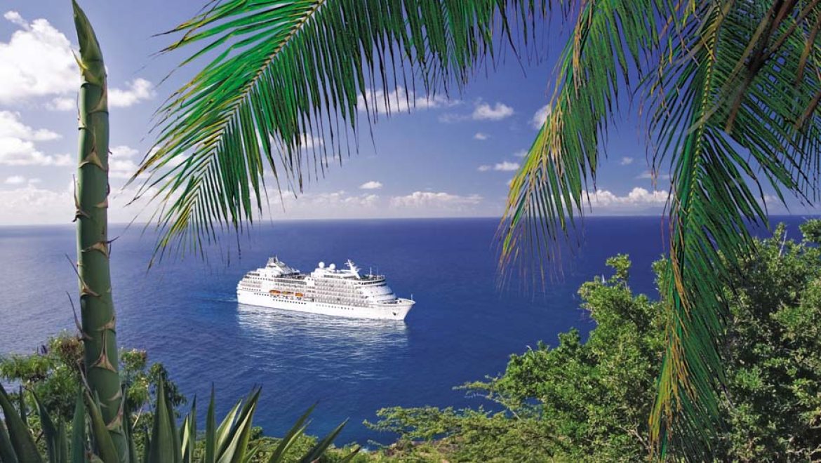 ריג’נט סבן סיז קרוזס מציינת את ה- Reunion Cruise בקריביים