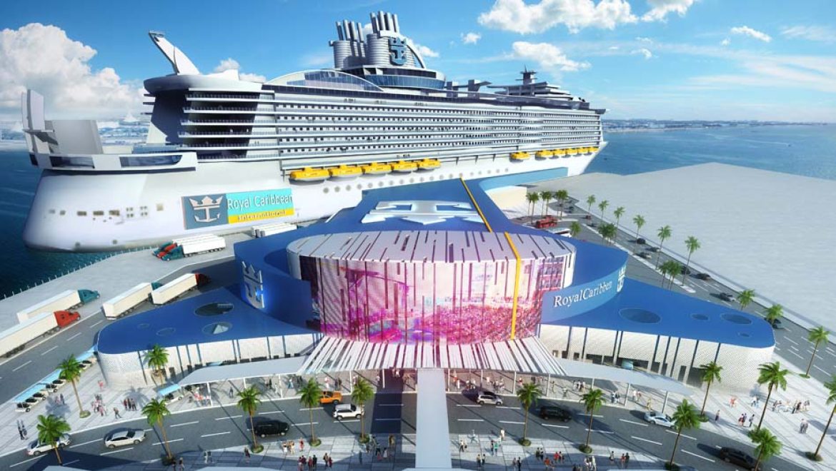 הטרמינל החדש של רויאל קריביאן בגלווסטון צפוי להיות פורץ דרך