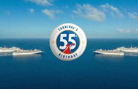 קרניבל תציין 3 מפגשי אוניות חגיגיים בים לרגל יום ההולדת 55