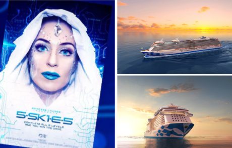 SKIES- 5: מופע חדיש באוניות SKY & ENCHANTED PRINCESS