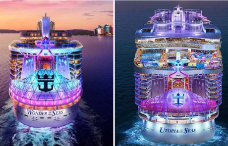דומות אבל שונות: Utopia of the Seas ו- Wonder of the Seas